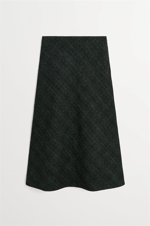SKALL STUDIO MILA SKIRT GREEN CHECK STRUCTURE 